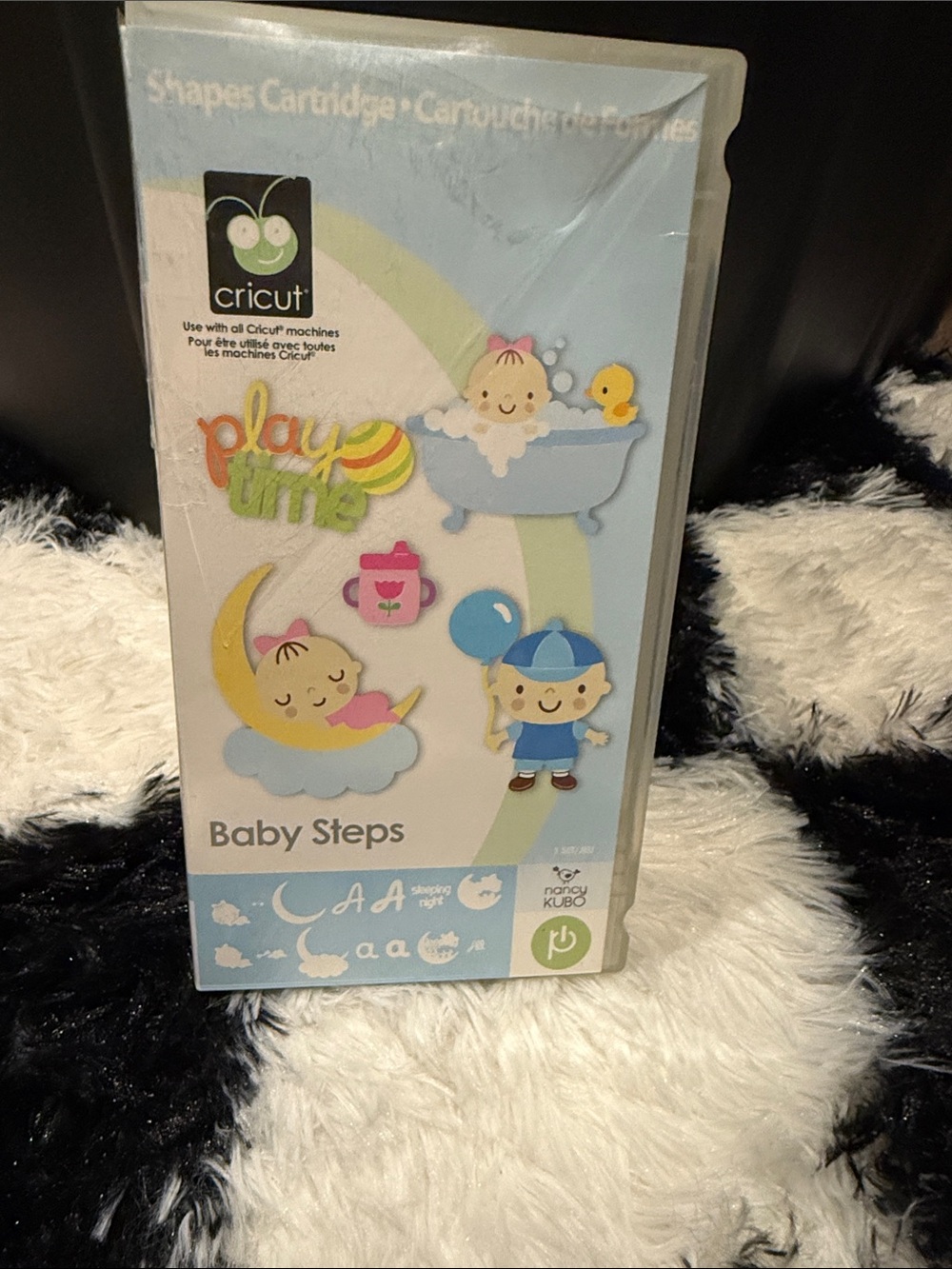 Cricut Baby Steps Cartridge - Pastel Blue, Yellow, Pink